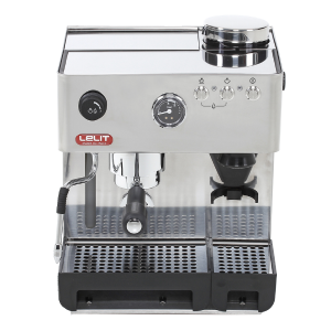 Lelit Anita PL042EMI home espresso machine with sleek stainless steel design and advanced controls.