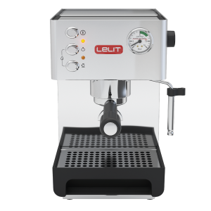 Lelit Anna PL41EM and Bianca V3 sleek stainless steel espresso machine with modern controls.