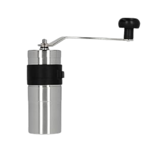 Porlex Mini II Hand Grinder, a sleek, portable, stainless steel manual coffee grinder.