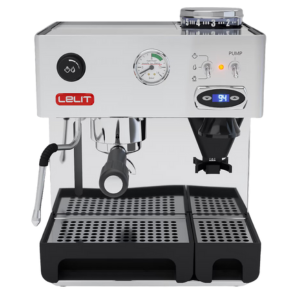 Lelit Anita PL042 espresso machine with precision controls and modern design elements.