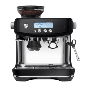 Sage-Barista-Pro in Black Breville Barista Max Plus espresso machine with fully integrated grinder.